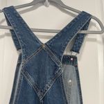 Old Navy NWT size 8 Petite Slouchy Straight Leg Denim Overalls Photo 9