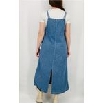 vintage coastal cowgirl cottagecore denim pullover dress minimalist size S Photo 5