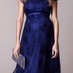 Tiffany Rose April Navy Lace Maternity Nursing Dress Size 6 Blue Photo 0
