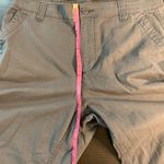 Old Navy  High Rise OG Chino Pants Women's Size L Dark Grey Cropped Elastic Waist Photo 8