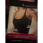 Maidenform Brand New  Women's Size Small Black Smoothing Seamless Cropped Cami Photo 6