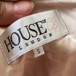 House Of CB  Pink Pale Stretch Suede Bustier Dress Sz S Photo 5