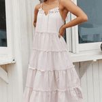 Anthropologie Senorita Maxi Dress - Biscuit Gingham Photo 2