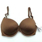 Auden The Daydream T Shirt Bra Demi Light Lift Convertible Straps Brown 32D Size undefined Photo 0