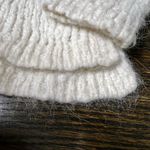Line The Label White Baby Alpaca & Wool Blend V Neck Cropped Sweater Size XS Photo 9