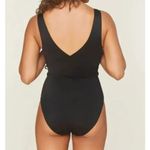 ANDIE NWT Belmar One Piece Swimsuit Black Size Large Minimalist Resort Beach Photo 2