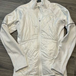 Athleta White Jacket Quilted Full-Zip Photo 0