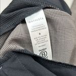 Athleta  Brooklyn Ankle Pant Brown Houndstooth Black Side Stripe Womens Size 8 Photo 5