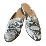 Madden Girl Mattie Snake Print Mules Size 7.5M Womens Shoes Slip On Casual Work Photo 0