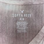 American Eagle outfitters ribbed Longsleeve vneck lightweight sweater sz XS Photo 5