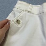 Spanx New  Stretch Twill Cropped Wide Leg Size XS Petite in Bright White Photo 4