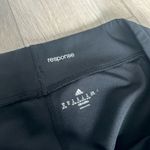 Adidas  XL Black & Blue Cropped Capri Leggings Photo 3