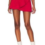 Mother the minx ribbon red mini skirt size 26 Photo 0