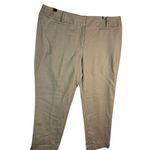 Loft The Riviera Cropped Julie Fit Khaki Dress Pants Work Office Career Size 10 Photo 1