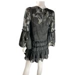 Mustard Seed New With Tag,  Women Tiered Crochet‎  Mini Dress,  Small - Black Photo 3