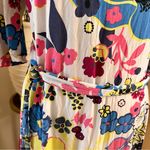 Love moschino Floral Belted Midi Jersey Dress Size 6 Photo 3
