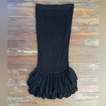 Beach Riot  Polly Crochet Knit Black Pull On Midi Skirt - Sz L 🧡🎀 Photo 7