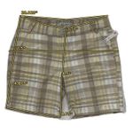 Route 66  Beige Yellow Vintage 2000's Plaid Check Shorts Photo 2