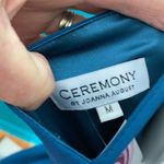 Joanna August  Ceremony chiffon formal teal wrap dress. NWT Photo 11