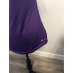 Nike Purple Pro Short sleeve V Neck Women's Large L Swoosh Photo 3