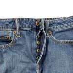 American Eagle Hi-Rise Festival Mini Distressed Mini Jean Denim Skirt Size 2 Photo 5