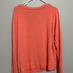 Athleta  Sunrise V-neck Sweatshirt  Stretch Top Beach Peach SUPER SOFT  Shirt XL Photo 4