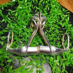 Badgley Mischka Jewel Crystal Rhinestone Embellished Kitten Ankle Strap Chunky Block Low heeled Open toe Stacks Sandals High Heels Pumps Photo 3