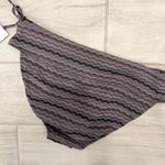 Athleta Gray striped Bikini Bottom size Medium NWT Photo 3