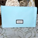 Gucci New Light Blue Beauty Bag Clutch With Magnetic Closure New in Package Photo 7