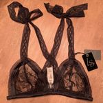 LOVE Stories Intimates Poppy Lace Bralette Black Size M Photo 1