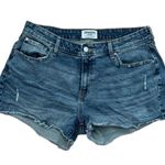 Levi's Denizen Levi’s high rise shorts womens size 16 33 raw hem cut off daisy dukes Photo 0