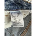 American Eagle  High Rise Mom Jeans Women's Size 4 Straight Stretch Denim Light Photo 5