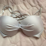 Relleciga White  Bikini Top Swimwear Photo 0