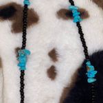 Turquoise Western Beaded Choker Blue Photo 0