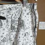 Victoria's Secret NIP Victoria’s Secret White Winter Reindeer  Jogger Pajama Pants Size XL Photo 3