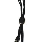Long Black Cord Necklace Women’s Fashion Pendant Jewelry 19" Statement Lariat Photo 0