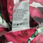 Camille La Vie  White Red Rose Print Halter Neck Sleeveless Fit Flare Dress 0 Photo 9