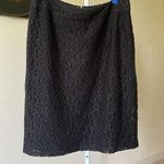 Coldwater Creek  beautiful soft black lace pencil skirt Photo 0