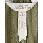 Matilda Jane Wide Leg Cropped Harem Pants Elastic Waist Pull On Green Size S Photo 3