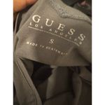 Guess  size small grey long sleeve shirt v neck 3/4 sleeve 3 diamond rhinestones Photo 6