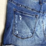 KanCan Distressed Cuffed Denim Jean Shorts Five Pockets Mid Rise Blue Size 7/27 Photo 7