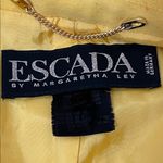 Vintage Escada Angora Cashmere Blend Jacket size 36 Yellow Photo 7