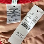 J.Crew  Red Retro Classic Casual Triangle Halter Plus Size Bikini Swimsuit Top Photo 4