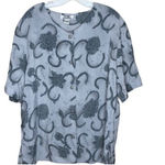 Vintage Voir Skirt Set‎ Blue Size XL Photo 0