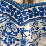Ruffle Floral Blue White Bikini Top Bottoms Set Size undefined Photo 5
