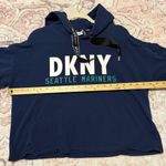 DKNY  Seattle Mariners Baseball Sport Women's Zoey Crop Full-Zip Hoodie Photo 6
