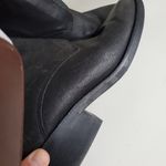 Eileen Fisher  leather short black boots size 5.5 women's with 1 inch chu… Photo 3