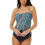 Vince Camuto NWT! Draped Bandeau Tankini Top - Size XS Photo 2
