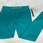 INC International Concepts Teal Skinny Jeans Blue Size 2 Photo 0