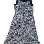 Perceptions  black and white floral minimalist business casual dress Photo 0